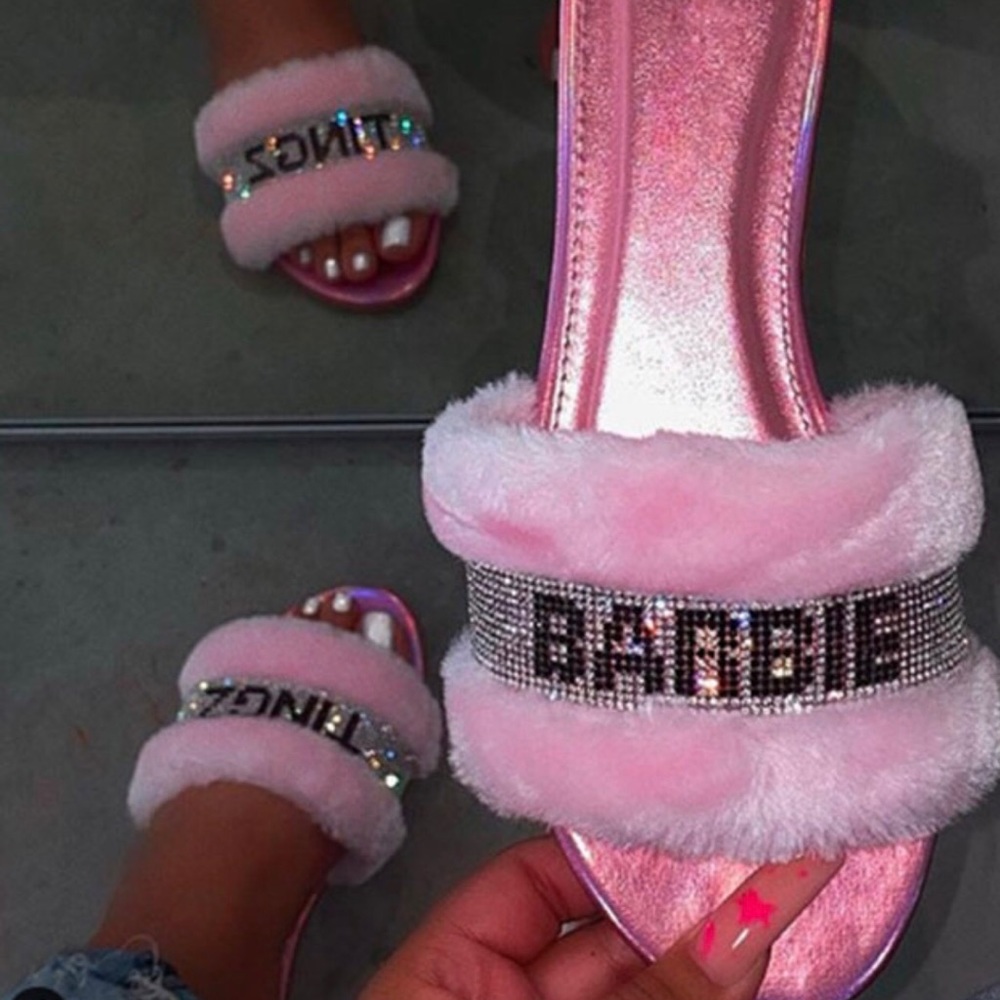 Barbie Pink slides